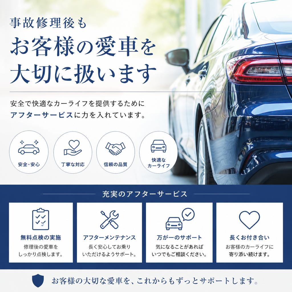 充実したアフターサービス