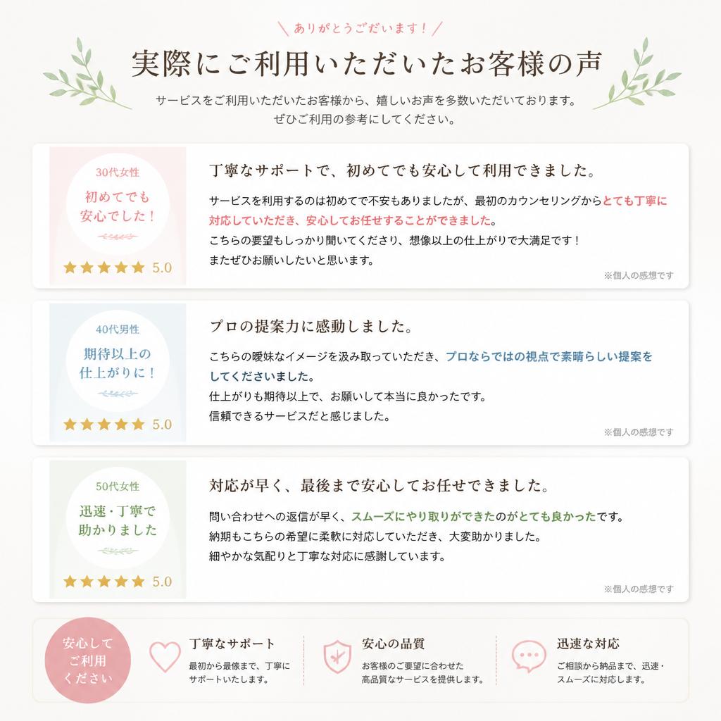 お客様の声