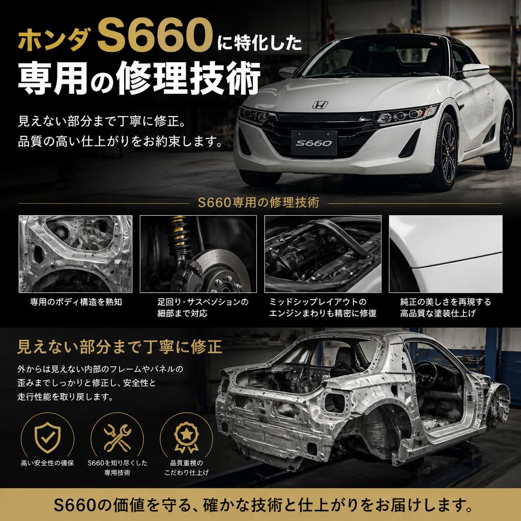 S660に特化した修理技術