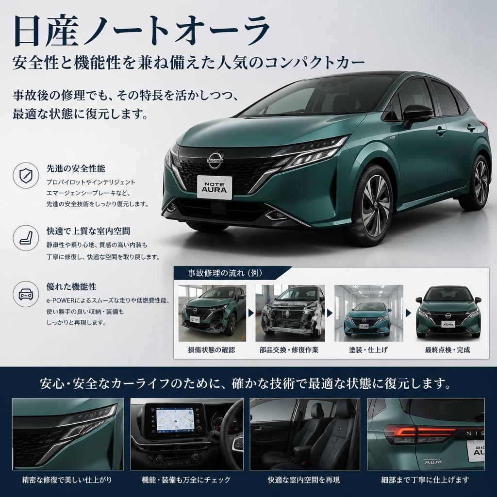 日産ノートオーラの特長