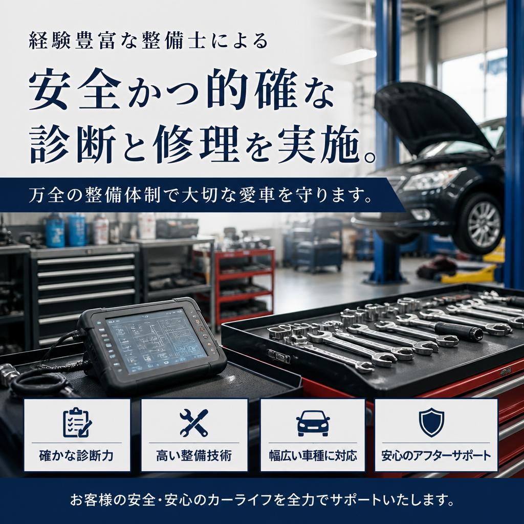 安全第一の整備体制