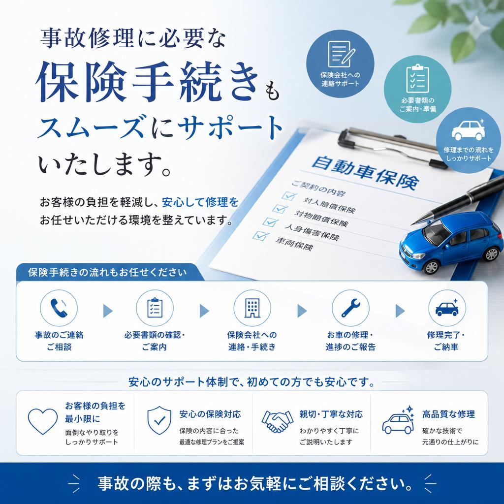 安心の保険対応