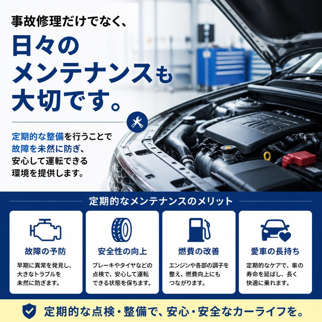 メンテナンスもお任せ