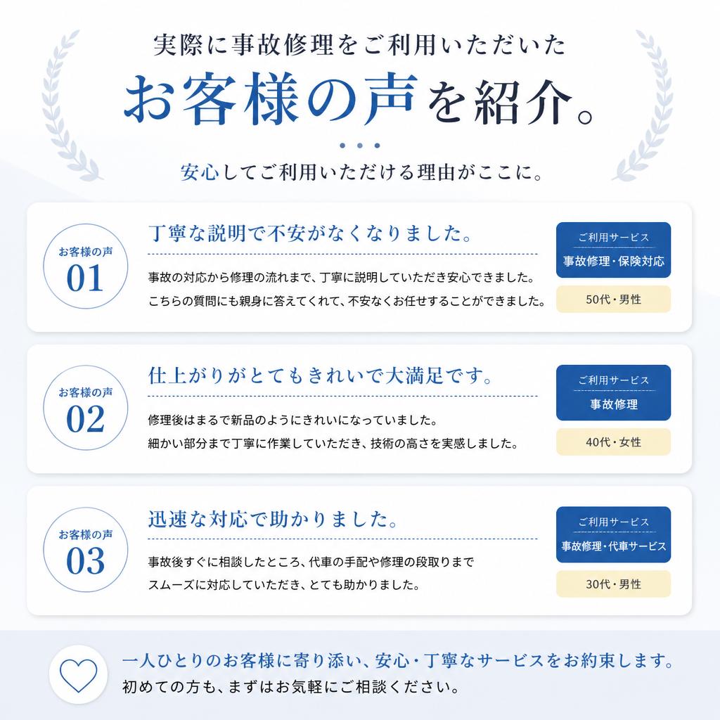お客様の声