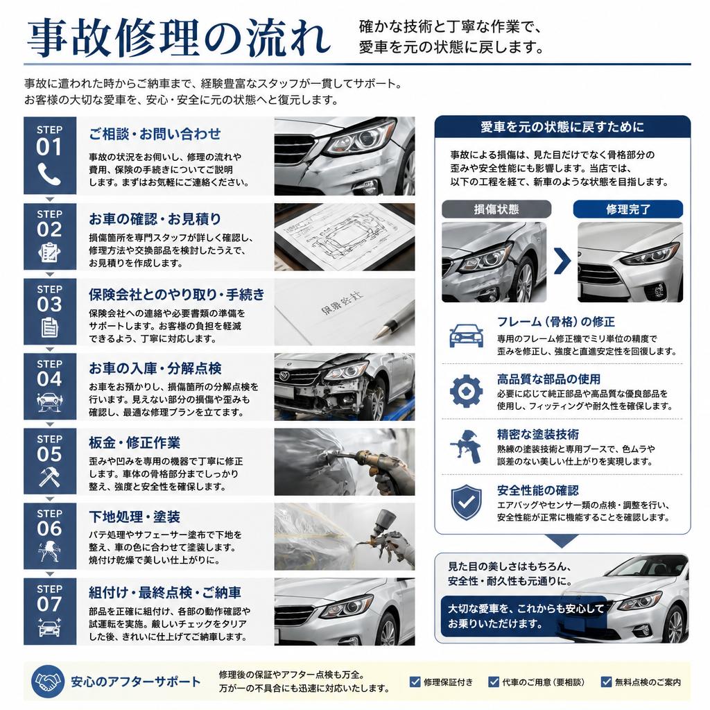 2. 事故修理のプロセス