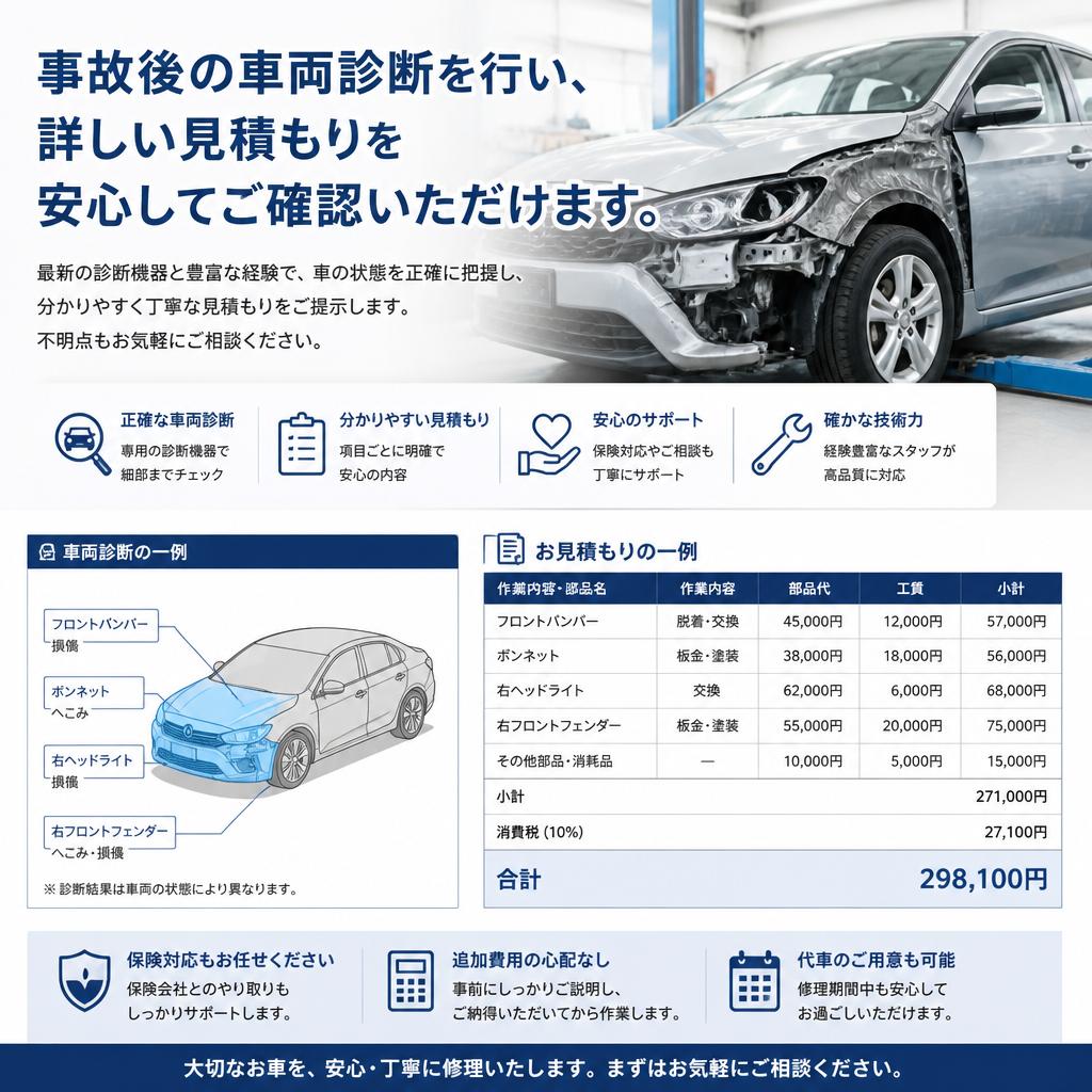 4. 車両診断と見積もり